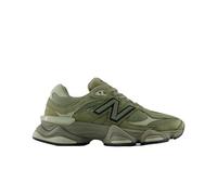 New Balance Uomo 9060 in Verde/Nero, Pelle Scamosciata/Rete, Taglia 44