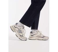 New Balance - 9060 - Sneakers grigie e blu navy-Grigio 41.5