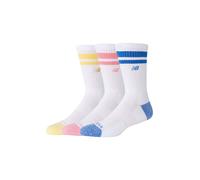New Balance Active Lifestyle Striped Socks 3 Pairs Bianco EU 35-37