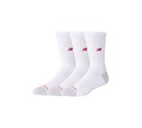 New Balance Calzini Crew Active Premium 3 Paia Unisex Poliestere Bianco EU 35-37