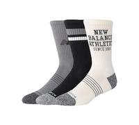 New Balance Active Graphic Crew Socks 3 Pack Model LAS35111 AS - ASSORTED COLORS Large