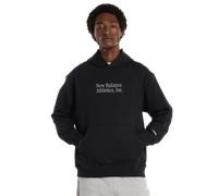 New Balance Athletics Classics Hoodie Uomo - Felpe con cappuccio Nero - Taglia XS - Jersey di cotone Black XS