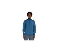 New balance athletics heat grid blue top termico a 1 2 zip da uomo