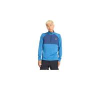 New balance athletics heat grid grey blue men s 1 2 zip thermal top