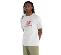 New Balance Big Logo Better M - T-shirt - Uomo - Grigio L