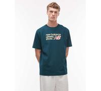 New Balance Athletics Premium Big Logo M - T-shirt - Uomo - Verde S