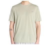 New Balance - T-shirt traspiranti da trail running da uomo - Athletics T-Shirt Garter Snake Heather per Uomo - Taglia S - Kaki