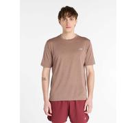 New Balance - Athletics - T-shirt marrone ombra mélange XS