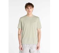 New Balance - T-shirt traspiranti da trail running da uomo - Athletics T-Shirt Garter Snake Heather per Uomo - Taglia L - Kaki