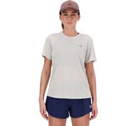 T-shirt New Balance Athletics manica corta grigio chiaro donna - S