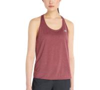 New Balance - Canotta da trail running traspirante da donna - Athletics Tank W Washed Burgundy Heather per Donne - Taglia M - Bordeaux Bordeaux M