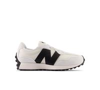 New Balance Bambino 327 Bungee Lace in Bianca/Nero, Sintetica, Taglia 30