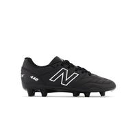 New Balance Bambino 442 V2 ACADEMY JNR FG in Nero/Bianca, Sintetica, Taglia 30.5