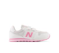 New Balance Bambino 500 Hook & Loop in Grigio/Rosa, Sintetica, Taglia 35