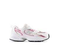 New Balance Bambino 530 Lace in Bianca/Rosa, Sintetica, Taglia 37