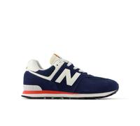 New Balance Bambino 574 LACE in Blu/Rossa, Pelle, Taglia 38.5