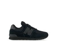 New Balance Bambino 574 Lace in Nero, Pelle, Taglia 37