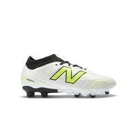 New Balance Bambino TEKELA TEAM LOW LACED JNR FG V5 in Bianca/Nero/Verde, Taglia 29