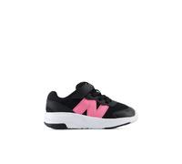 New Balance Bambinos' 578 Hook & Loop in Nero/Rosa, Sintetica, Taglia 23