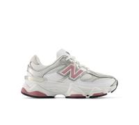 New Balance Bambinos' 9060 Lace in Bianco/Rosa, Sintetica, Taglia 29