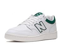 New Balance BB480LGT 480 Uomo, White/Green EU 46.5