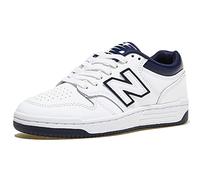 New Balance BB480LWN 480 Uomo, White-Navy EU 43