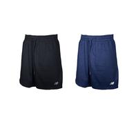Pantaloni corti New Balance French Terry nero intenso - M