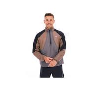 New Balance Uomo Run Water Resistant Jacket in Marrone, Politessuto, Taglia S