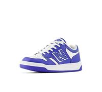 New Balance Boy's 480 V1 Lace-Up Sneaker, Marine Blue/White, 3 Little Kid