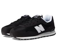 New Balance Boy's 515 V1 Lace-Up Sneaker, Black/White, 4.5 Wide Big Kid