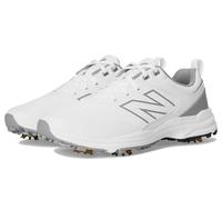New Balance Brighton V2 - Scarpe da Golf da Uomo, Bianco/Grigio, 12 Wide
