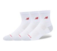 New Balance Active Premium Qtr Socks 3 Pairs Bianco EU 43-46
