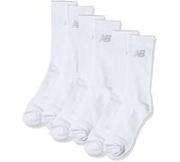 New Balance Calzini unisex, confezione da 3, colore bianco, taglia M UK