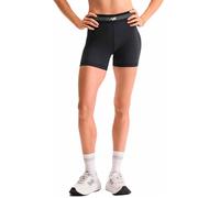 New Balance - Calzoncini da trail running stretch - AC Fitted Short 5” Black per Donne in Poliestere Riciclato - Taglia M - Nero