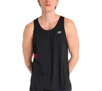 New Balance - Canottiera da trail running per uomo - Athletics Graphic Singlet Black per Uomo in Pelle - Taglia M - Nero