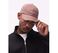 New Balance - Cappellino marrone con 6 pannelli e logo lineare One Size
