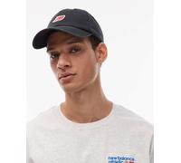 New Balance - Cappellino nero con toppa del logo One Size