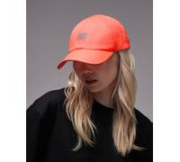 New Balance - Cappellino tecnico color rosso fluo One Size