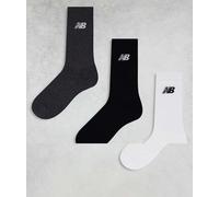 New Balance - Confezione da 3 paia di calzini di diversi colori con logo-Multicolore S