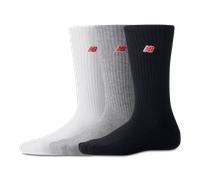 New Balance Crew 3 Pack Unisex - Calze Bianco - Taglia 35-38 - Algodón White 35-38