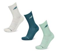 New Balance Crew 3 Pack Unisex - Calze Blu - Taglia 43-46 - Algodón Blue 43-46