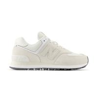 New Balance Donna 574 in Beige/Bianco, Pelle Scamosciata/Rete, Taglia 37
