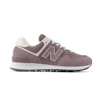 New Balance Donna 574 in Marrone/Bianca, Pelle Scamosciata/Rete, Taglia 36.5