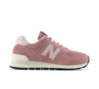 New Balance Donna 574 in Rosa/Bianca, Pelle Scamosciata/Rete, Taglia 41.5
