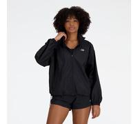 New Balance Donna Athletics Packable Jacket in Nero, Politessuto, Taglia M