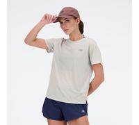 T-shirt New Balance Athletics manica corta grigio chiaro donna - S