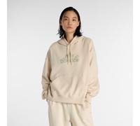 New Balance Flower Hoodie female Felpe con cappuccio - Beige - Jersey di cotone - Foot Locker Beige M