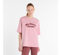 New Balance - Linear Heritage - T-shirt oversize rosa taffy XL
