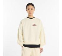 New Balance Donna Lunar New Year Crew Sweatshirt in Beige, Cotone, Taglia M