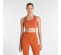 New Balance Donna NB Define Train Bra in Rosso, Maglia di Poliestere, Taglia S